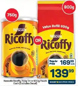 Pick n Pay Hypermarket Nescafé Ricoffy Tin or Pouch offer