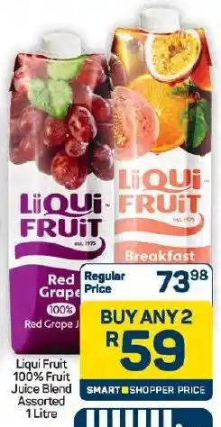 Pick n Pay Hypermarket Liqui Fruit 100% Fruit Juice Blend Assorted offer