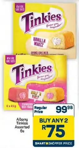 Pick n Pay Hypermarket Albany Tinkies Assorted offer