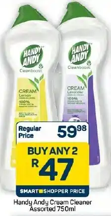 Pick n Pay Hypermarket Handy Andy Cream Cleaner Assorted offer