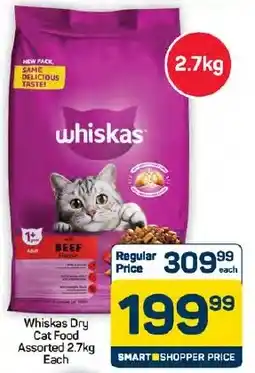 Pick n Pay Hypermarket Whiskas Dry Cat Food Assorted offer