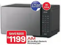 Pick n Pay Hypermarket Aim Black Electronic Microwave Oven offer