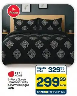 Pick n Pay Hypermarket Real Home Queen Ultrasonic Quilts Assorted Designs offer