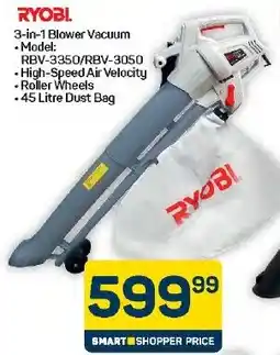 Pick n Pay Hypermarket Ryobi 3-in-1 Blower Vacuum offer