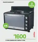 Fair Price Sunbeam 45Ltr Compact Oven 21-586 offer