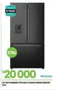 Fair Price Hisense 575Ltr SxS Multi Door Fridge/Freezer 20-581 offer