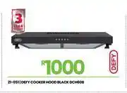 Fair Price Defy Black Cookerhood DCH60B 21-051 offer