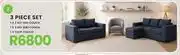 Fair Price Niki Collection 3 Piece Set (1 x 2 Div Couch + 1 x 3 Div Couch + 1 x Tulip Couch) offer