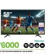 Fair Price Hisense 58 UHD 4K Smart Television 23-759 offer