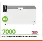 Fair Price Defy 481Ltr Nett WHT Deep Fridge/Freezer DMF456/382/294 20-040 offer