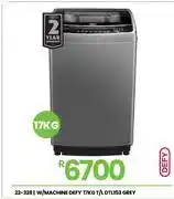 Fair Price Defy 17Kg T/L Grey W/Machine DTL153 22-328 offer