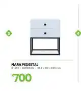 Fair Price Nara Bedroom Pedestal 500 x 415 x 605mm 8-493 offer