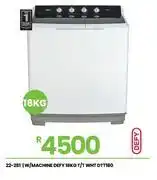 Fair Price Defy 18Kg T/T WHT W/Machine DTT180 22-281 offer