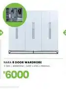 Fair Price Nara Bedroom 6 Door Wardrobe 2400 x 450 x 2100mm 1-283 offer