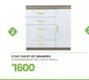 Fair Price Rome Bedroom Chest Of Drawers 1197 x 1200 x 400mm 4-044 offer