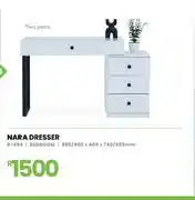 Fair Price Nara Bedroom Dresser 985/400 x 405 x 740/605mm 8-494 offer