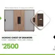 Fair Price Moreno Bedroom Chest Of Drawers 1630 x 380 x 1175mm 4-047 offer