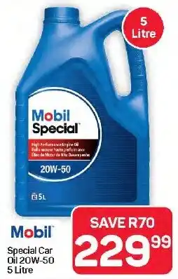 Pick n Pay Hypermarket Mobil Special Car Oil 20W-50 offer