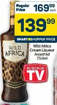 Pick n Pay Hypermarket Wild Africa Cream Liqueur Assorted offer