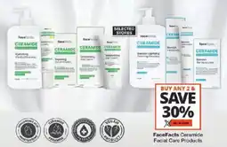 Checkers FaceFacts Ceramide Facial Care Products offer