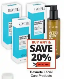 Checkers Revuele Facial Care Products offer