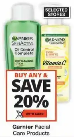 Checkers Garnier Facial Care Products offer