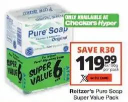 Checkers Reitzer's Pure Soap Super Value Pack offer