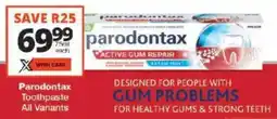 Checkers Parodontax Toothpaste All Variants offer