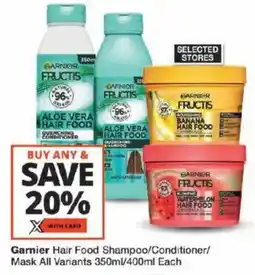 Checkers Garnier Hair Food Shampoo/ Conditioner/ Mask All Variants offer