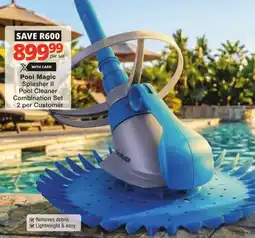 Checkers Pool Magic Splasher II Pool Cleaner Combination Set offer