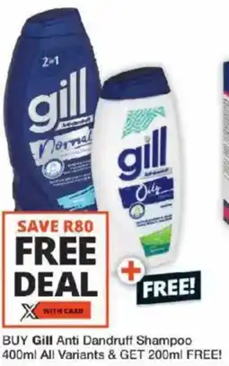 Checkers Gill Anti Dandruff Shampoo offer