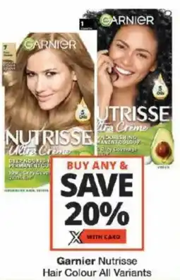 Checkers Garnier Nutrisse Hair Colour All Variants offer