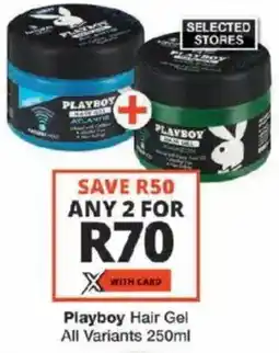 Checkers Playboy Hair Gel All Variants offer