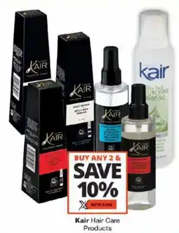 Checkers Kair Hair Care Products offer