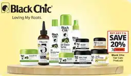 Checkers Black Chic Hair Care Products offer