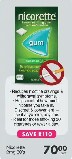 Save Nicorette 2mg offer