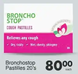 Save Bronchostop Pastilles offer