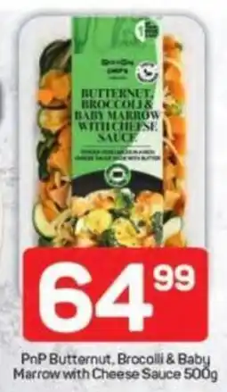 Pick n Pay PnP Butternut, Brocolli & Baby Marrow with Cheese Sauce offer