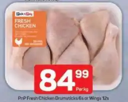 Pick n Pay PnP Fresh Chicken Drumsticks or Wings offer