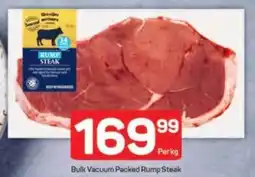 Pick n Pay Bulk Vacuum Packed Rump Steak offer