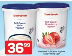 Pick n Pay Dewfresh Full Cream Yoghurt Assorted offer