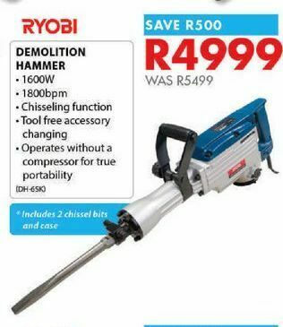 Chamberlain Demolition hammer offer