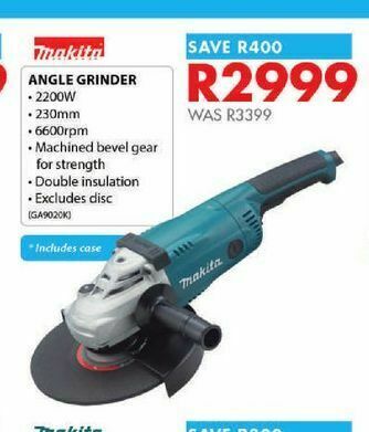 Chamberlain Angle grinder offer