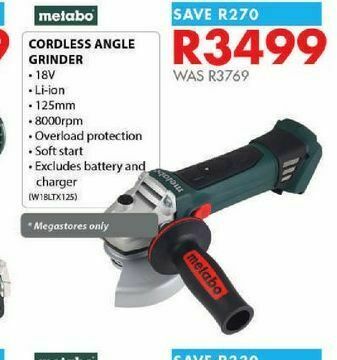 Chamberlain Cordless angle grinder offer