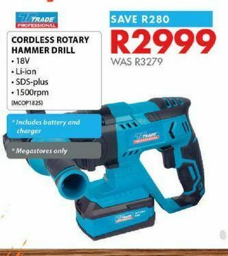 Chamberlain Cordless rotary hammer-drill offer