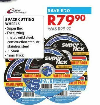 5 pack cutting wheels