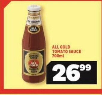 Usave All Gold Tomato Sauce 700ml offer