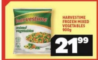 Usave Harvestime Frozen Mixed Vegetables 900g offer