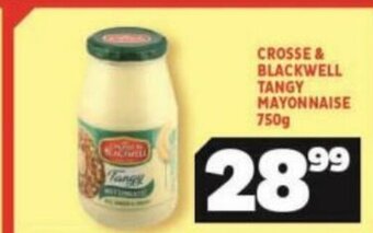 Usave Crosse & Blackwell Tangy Mayonnaise 750g offer