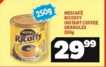 Usave Nescafe Ricoffy Instant Coffee Granules 250g offer